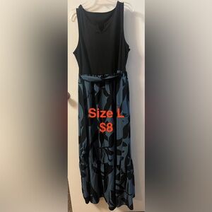 Elegant Black and Blue Women's Skirt